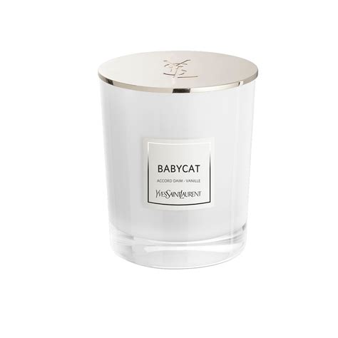 ysl cosmetics babycat candle